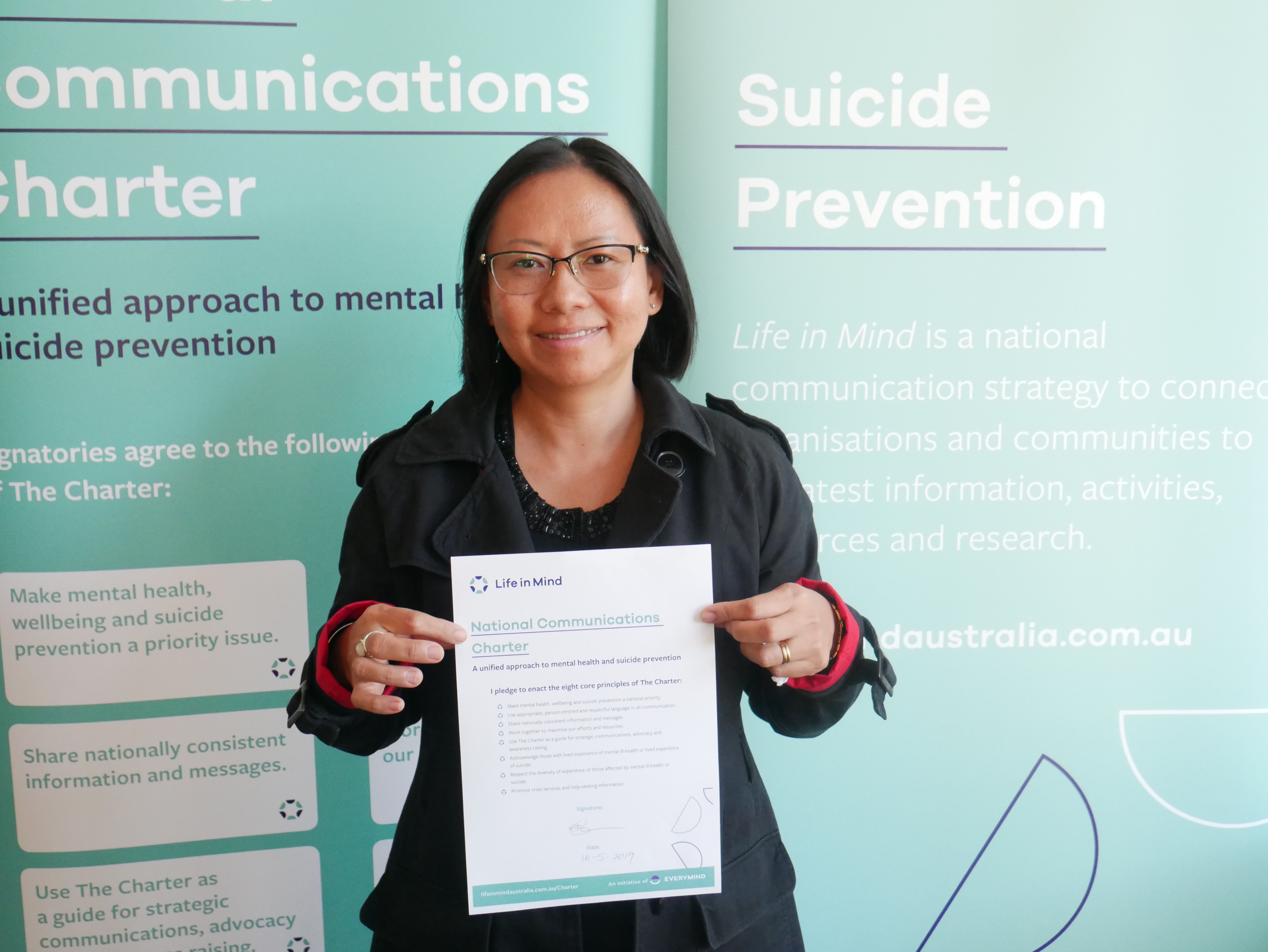 <p>Individual signing of The Charter</p>