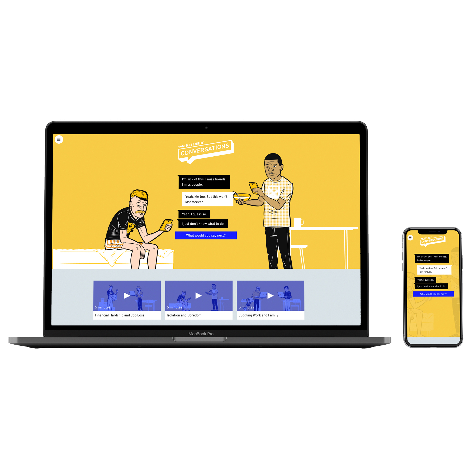 Movember launches interactive tool to help men with difficult ...